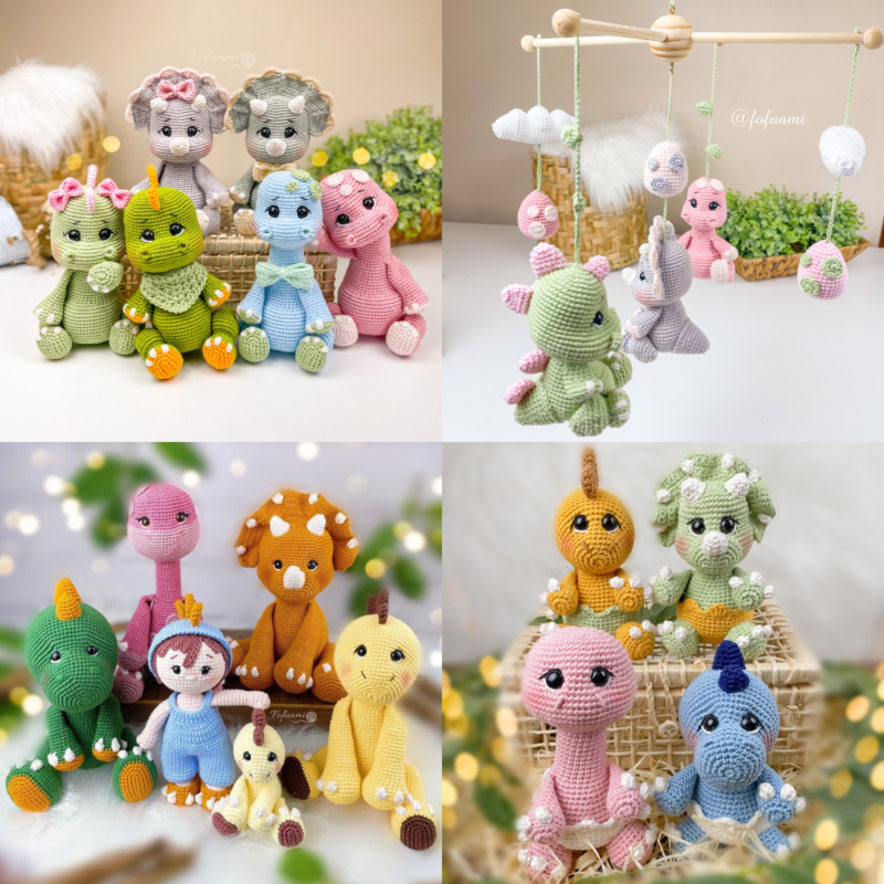 COMBO ESPECIAL DINOS: E-book Bebês Dinos, E-book Móbile Dinos, E-book Dinos e E-book Baby Dinos (Arquivo Digital)